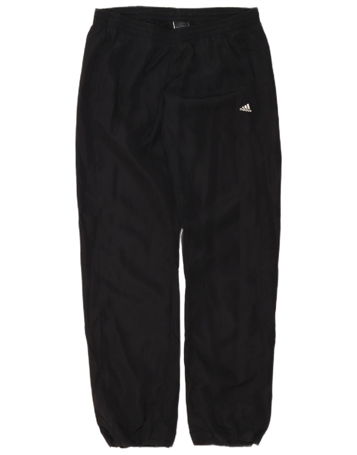 Γυναικεία αθλητική φόρμα Adidas Παντελόνι Joggers UK 12 μεσαίο μαύρο πολυεστέρα