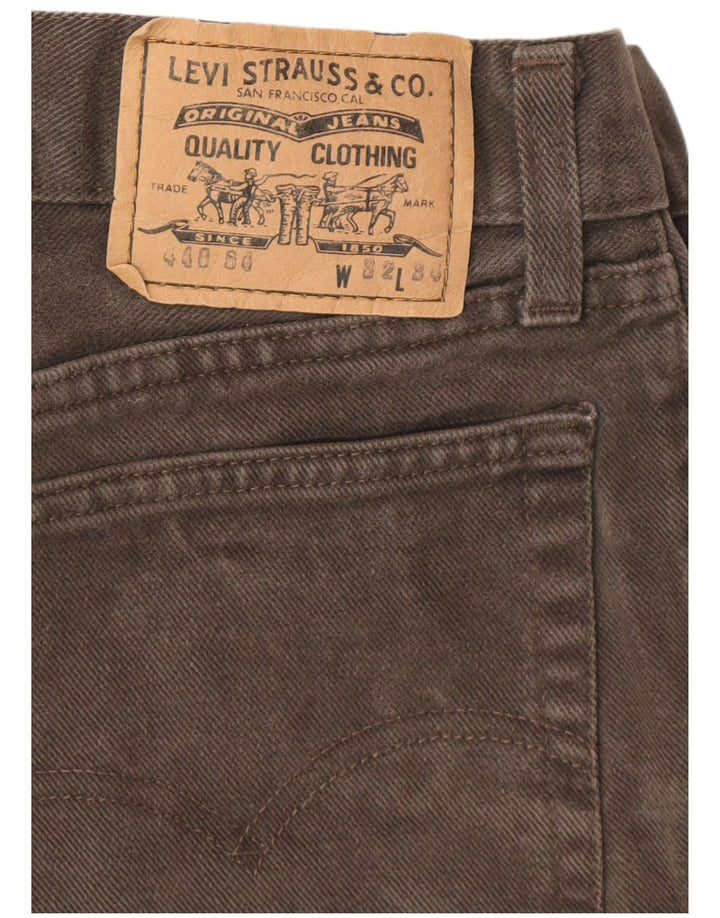 Ανδρικό τζιν LEVI'S ίσιο W32 L34 Γκρι βαμβακερό