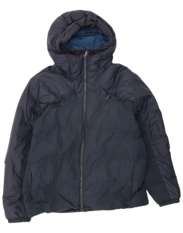 Ανδρικό μπουφάν Timberland με κουκούλα UK 42 XL Navy Blue Nylon