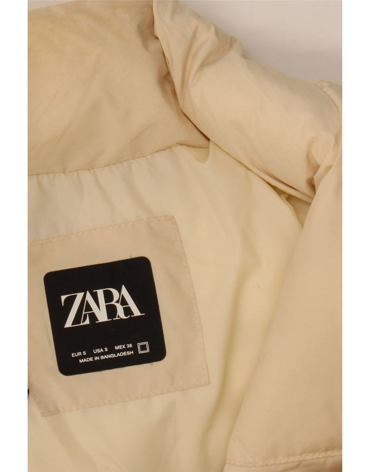 Ανδρικό μπουφάν ZARA με επένδυση UK 36 Small Beige Nylon