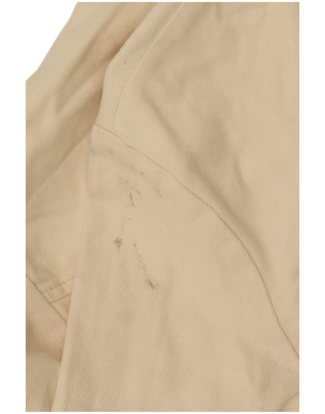 Zara Γυναικείο Crop Bomber Jacket UK 10 Small Off White