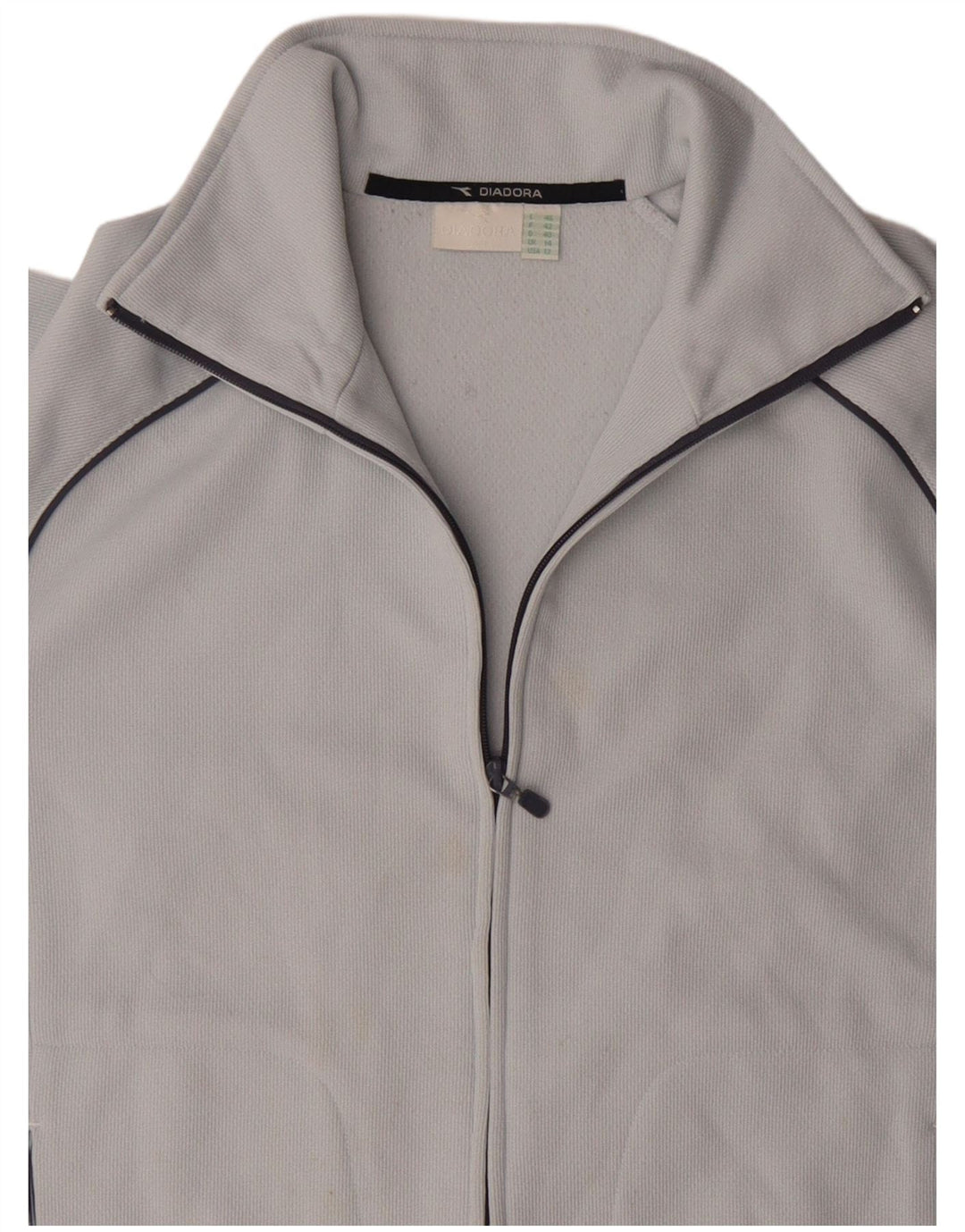 Γυναικεία αθλητική φόρμα Diadora Top Jacket UK 14 Large Blue Colorblock Polyester