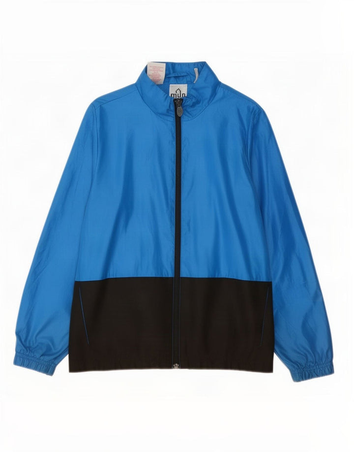 Adidas Boys αθλητική φόρμα Adidas Top Jacket 9-10 Years Blue Colourblock Polyester