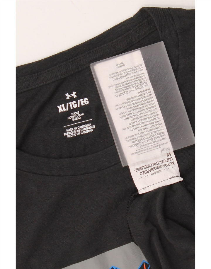 Under Armour Ανδρικό γραφικό T-Shirt Top XL Μαύρο βαμβακερό