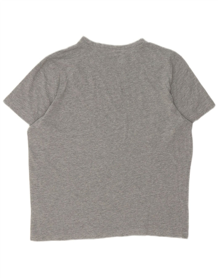 Ανδρικό T-Shirt Kappa Top μεγάλο γκρι βαμβακερό