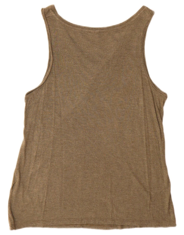 Banana Republic Γυναικείο Γιλέκο UK 12 Medium Khaki Modal