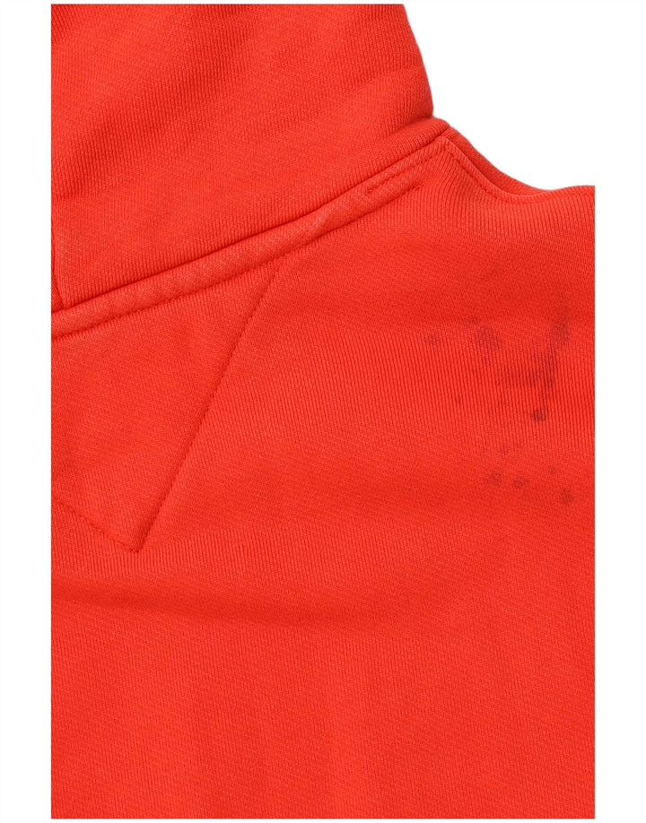 TOMMY HILFIGER Mens Hoodie Jumper Medium Red Cotton