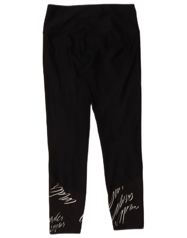 Under Armour Γυναικεία Heat Gear Graphic κολάν UK 8 Small Black Polyester