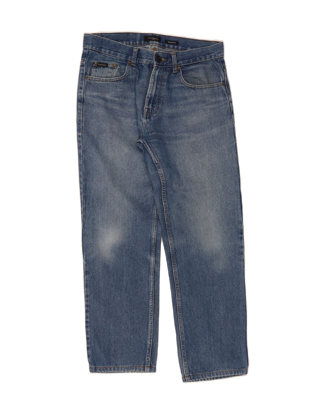 PIERRE CARDIN Mens Regular Fit Straight Jeans  W32 L28 Blue Vintage Pierre Cardin and Second-Hand Pierre Cardin from Messina Hembry 