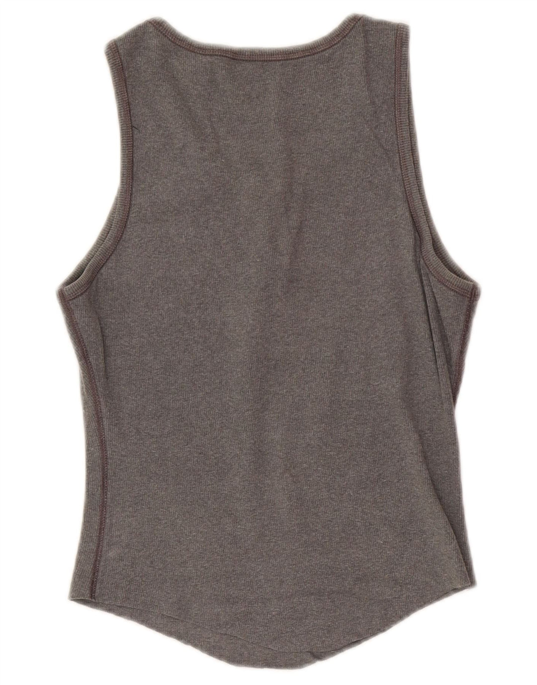 Gap Γυναικείο Crop Vest Top UK 14 Large Grey Cotton