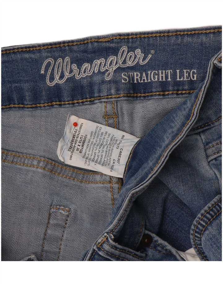 Γυναικείο τζιν ίσιο Wrangler W32 L30 Μπλε βαμβακερό