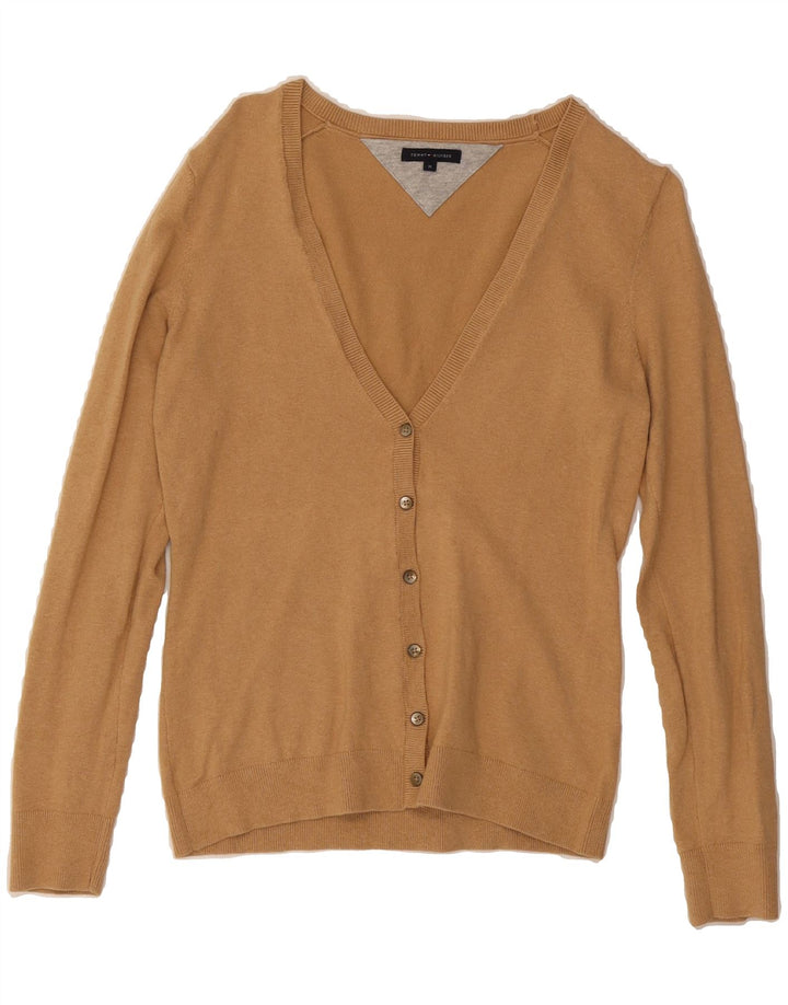 TOMMY HILFIGER Womens Cardigan Sweater UK 12 Medium Beige Vintage Tommy Hilfiger and Second-Hand Tommy Hilfiger from Messina Hembry 