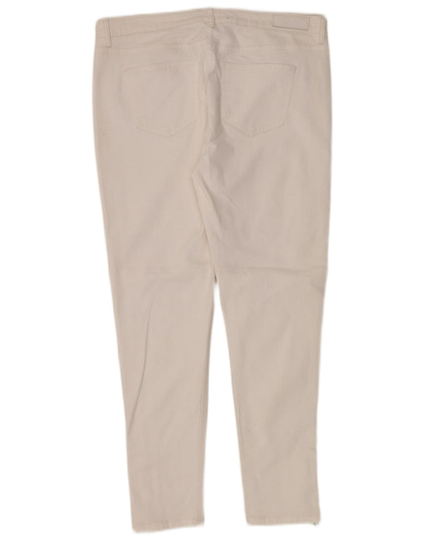 MARKS & SPENCER Γυναικείο αυτόγραφο Skinny Jeans W34 L28 Λευκό