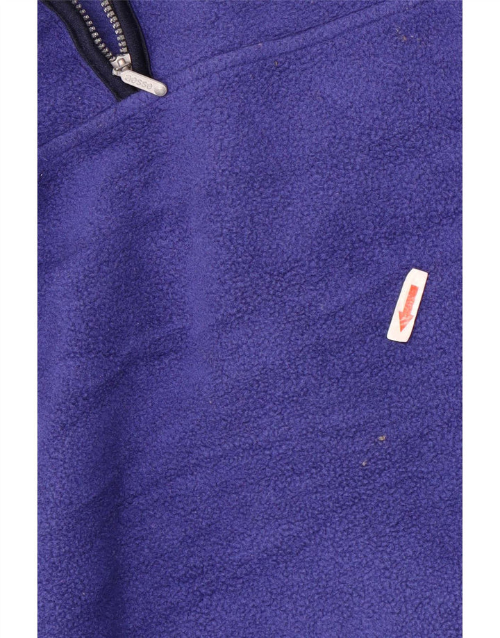 Aesse Ανδρικό φερμουάρ Fleece Jumper XL Blue Polyester