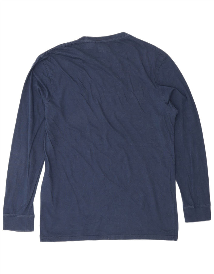 Ανδρικό μπλουζάκι Levi's μακρυμάνικο μεσαίο μπλε βαμβακερό