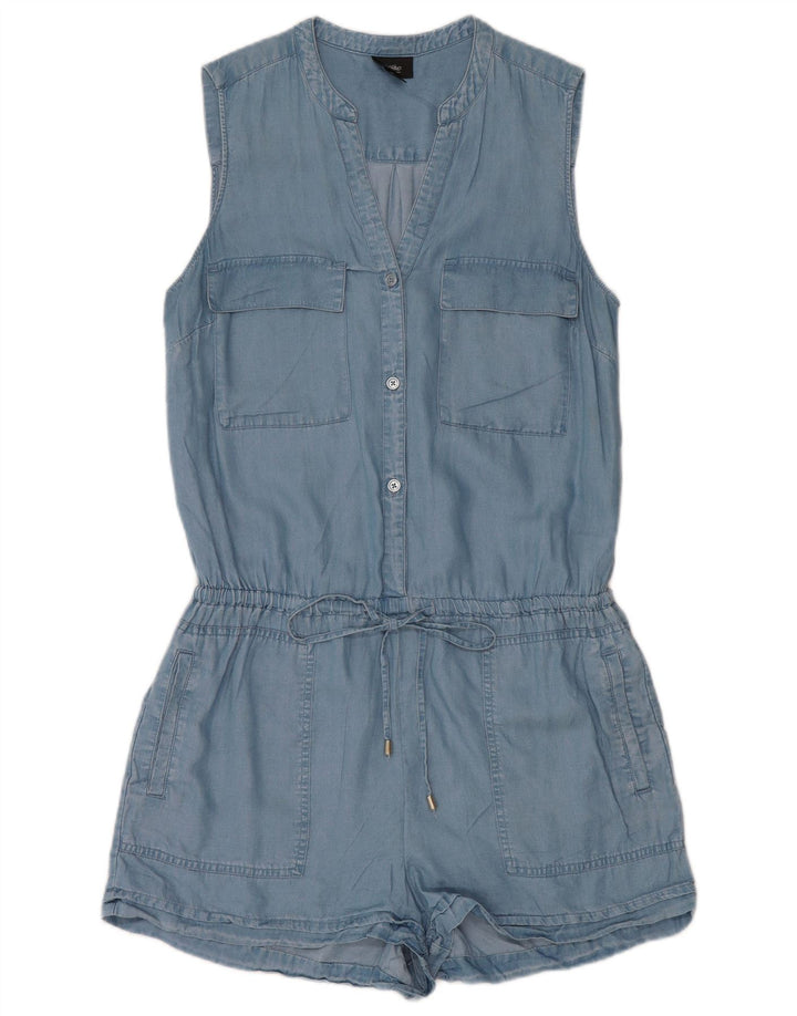 Mossimo Γυναικείο Αμάνικο Playsuit UK 12 Medium Blue Lyocell