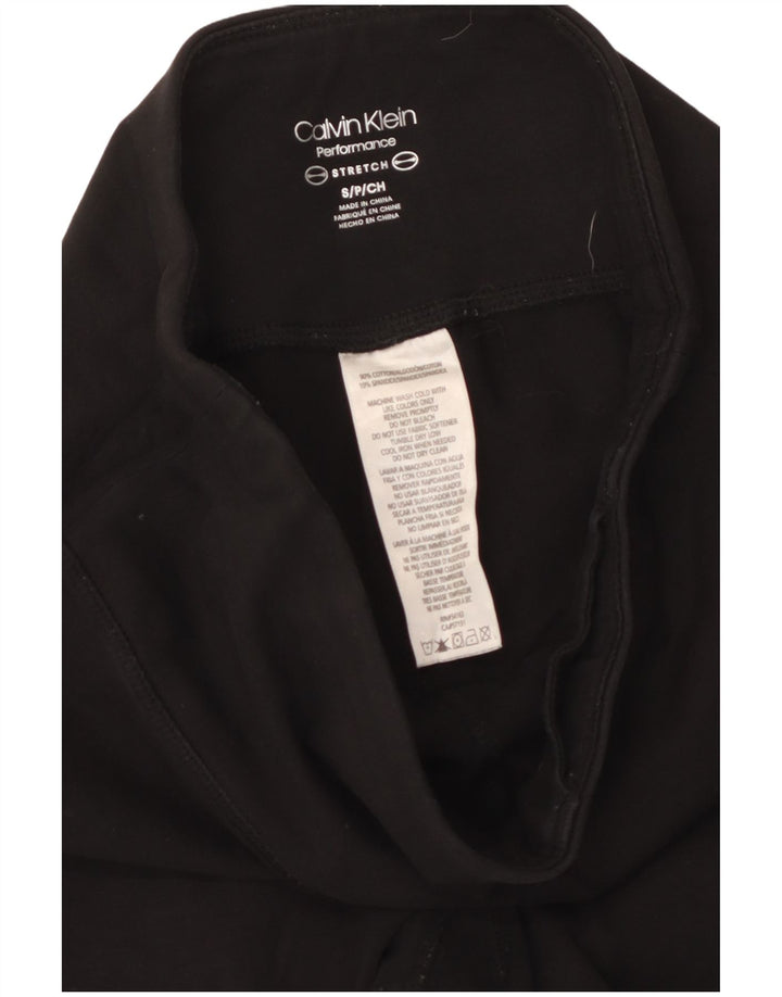 Γυναικεία γραφικά κολάν CALVIN KLEIN UK 10 Small Black Cotton