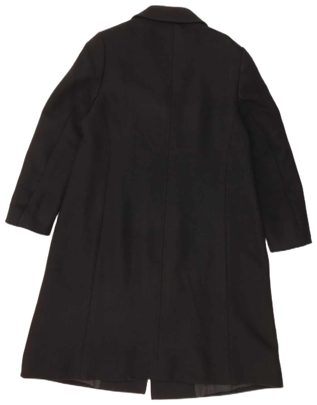 VINTAGE Γυναικείο Πανωφόρι UK 14 Medium Μαύρο