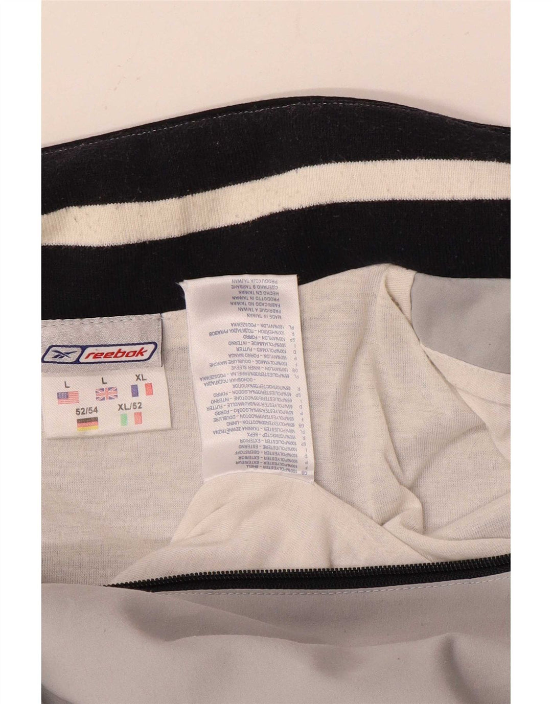 Ανδρική φόρμα φόρμας Reebok με γραφικά Top Jacket Μεγάλο γκρι χρώμα πολυεστέρα