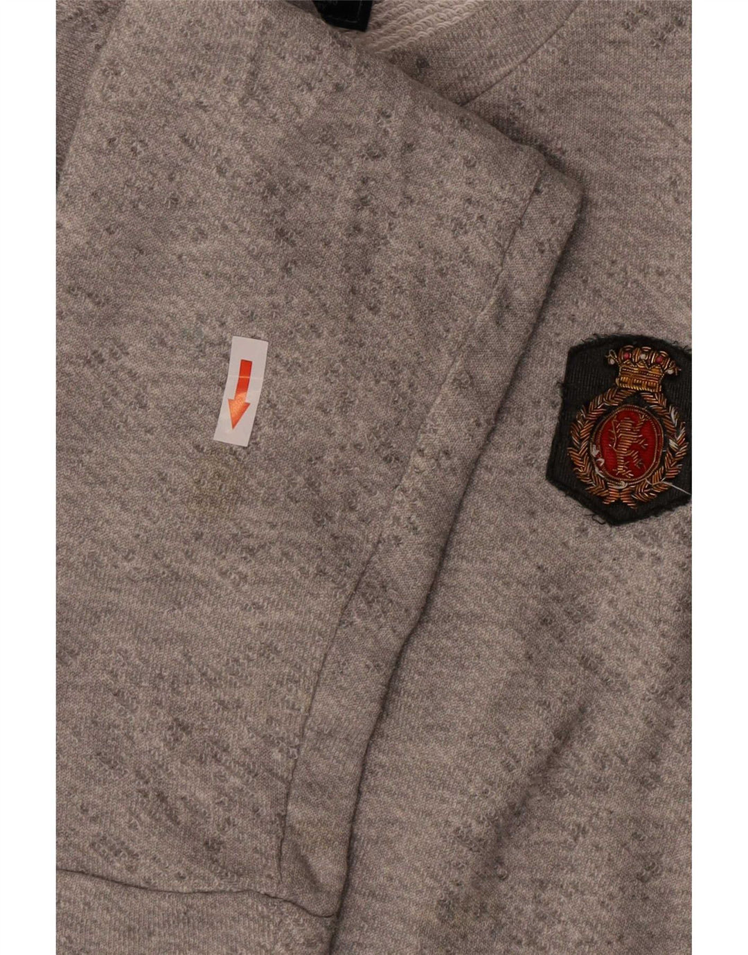 Ανδρικό φούτερ Zara Jumper Μεγάλο Γκρι Πολυεστέρας