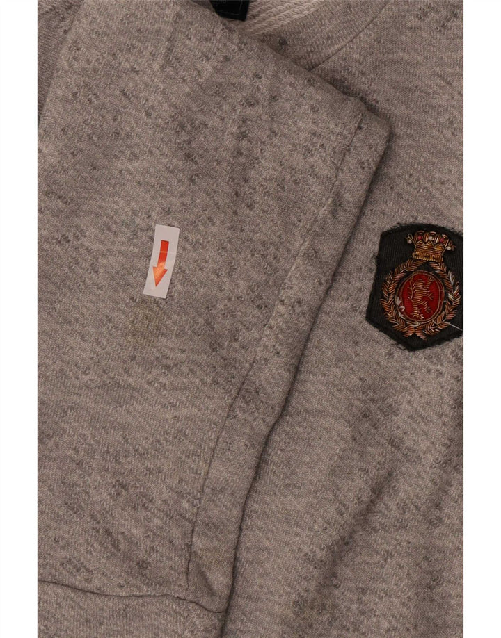 Ανδρικό φούτερ Zara Jumper Μεγάλο Γκρι Πολυεστέρας