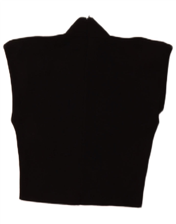 Γυναικείο πουλόβερ ZARA Crop Turtle Neck Jumper UK 12 Medium Black