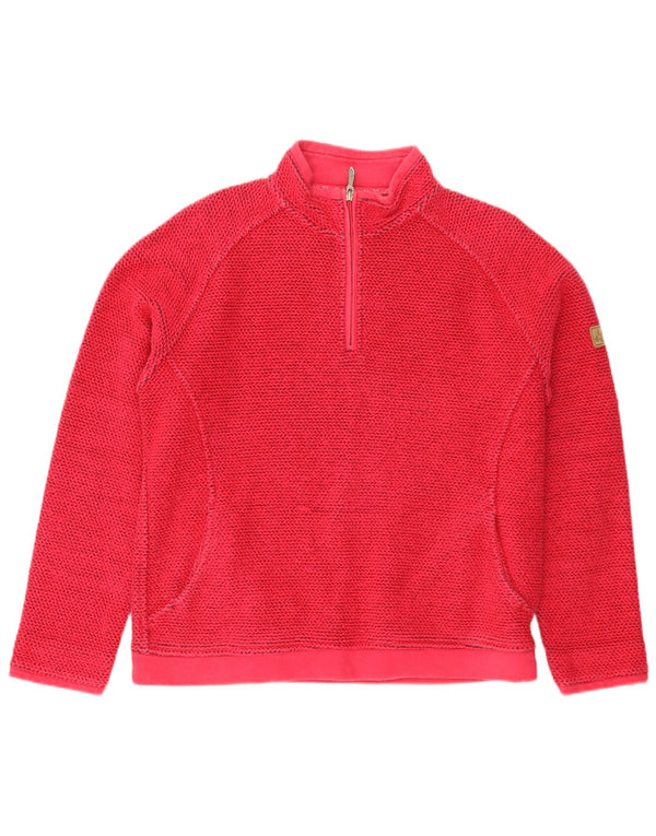 Γυναικείο φούτερ Weird Fish με γραφικό φερμουάρ Jumper UK 16 Large Pink