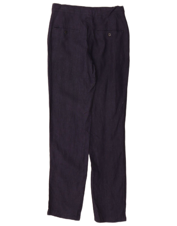 Zara Mens Straight Chino Trousers Small W30 L32 Navy Blue