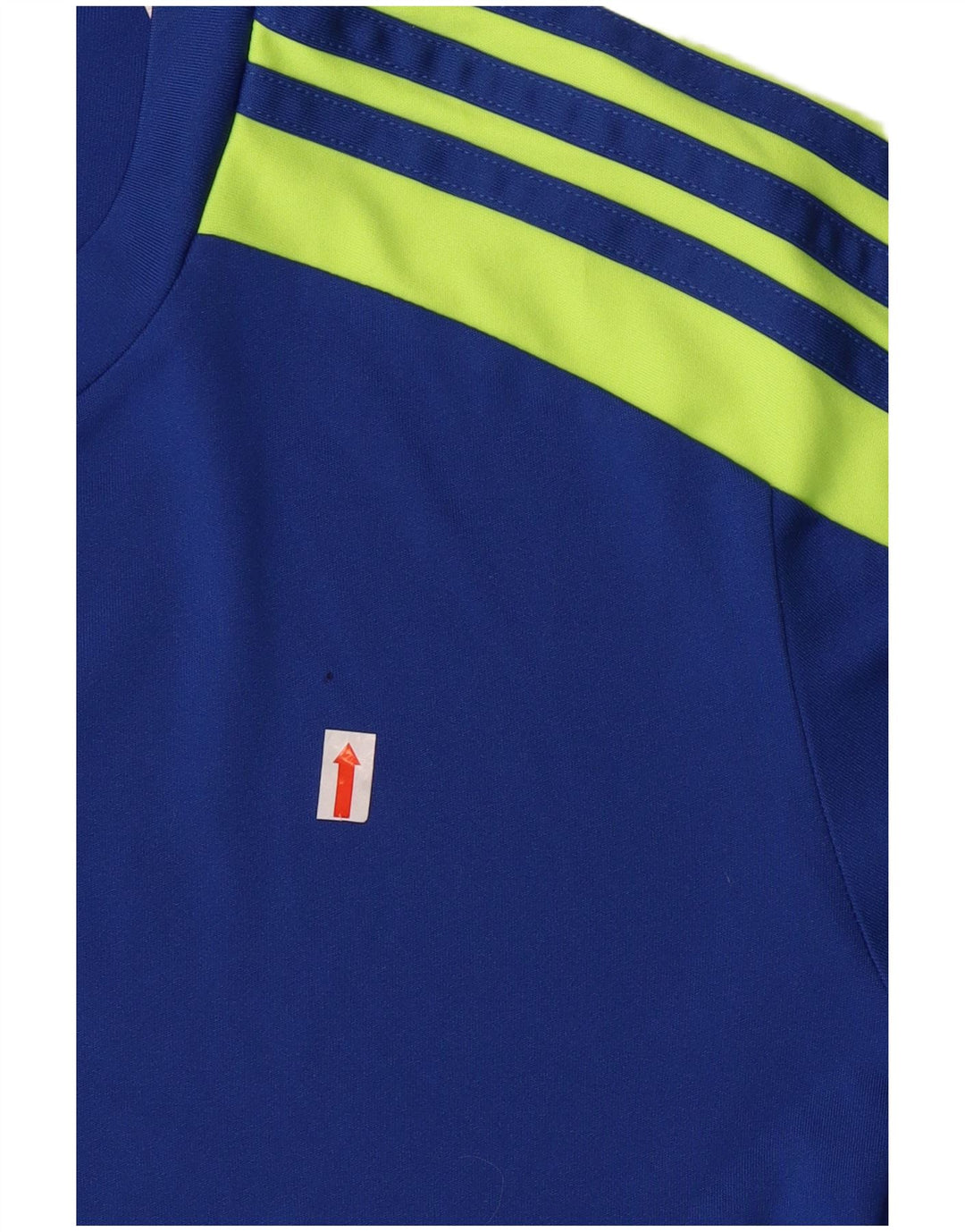 Ανδρικό γραφικό μπλουζάκι Adidas Aeroready Top Small Blue Colorblock Πολυεστέρας