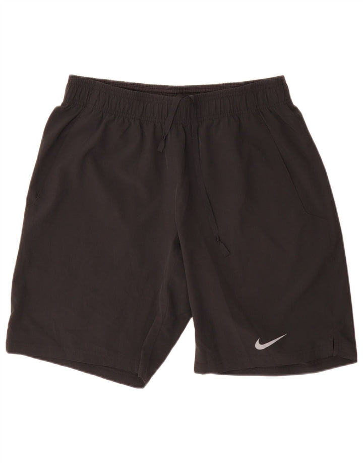 Ανδρικό αθλητικό σορτς Nike Dri Fit, μεγάλο μαύρο πολυεστέρα