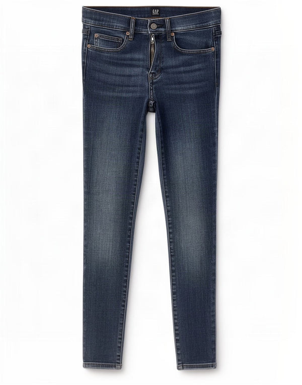 Gap Γυναικείο Skinny Jeans W28 L28 Μπλε βαμβακερό