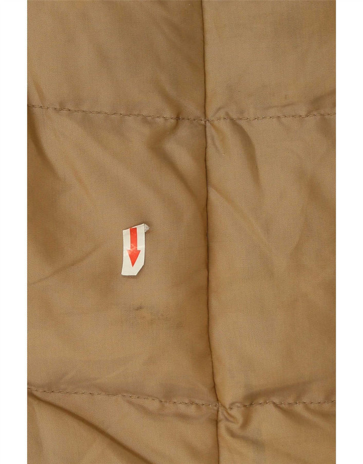 Zara Γυναικείο παλτό UK 10 Small Brown Nylon