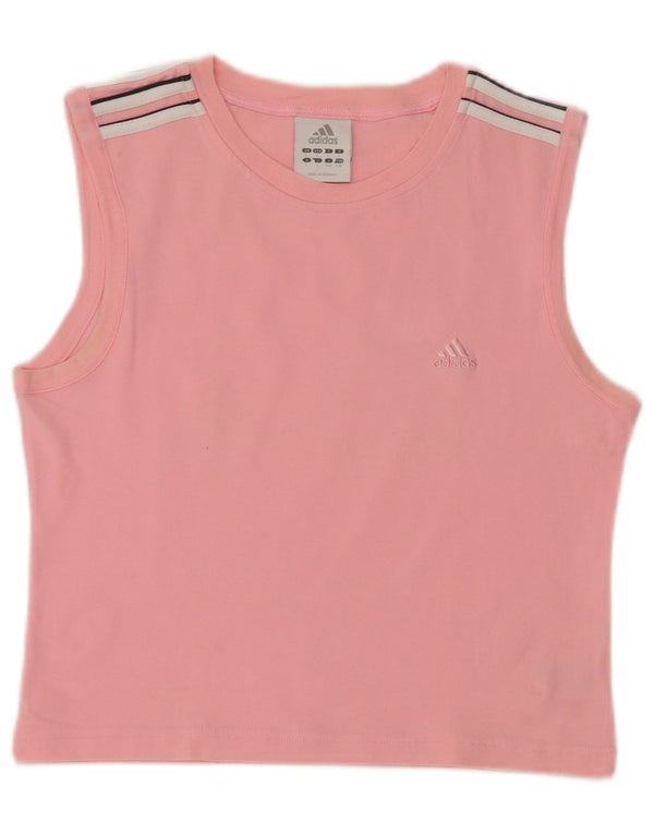 Adidas Γυναικείο γιλέκο Crop UK 14 μεγάλο ροζ βαμβακερό