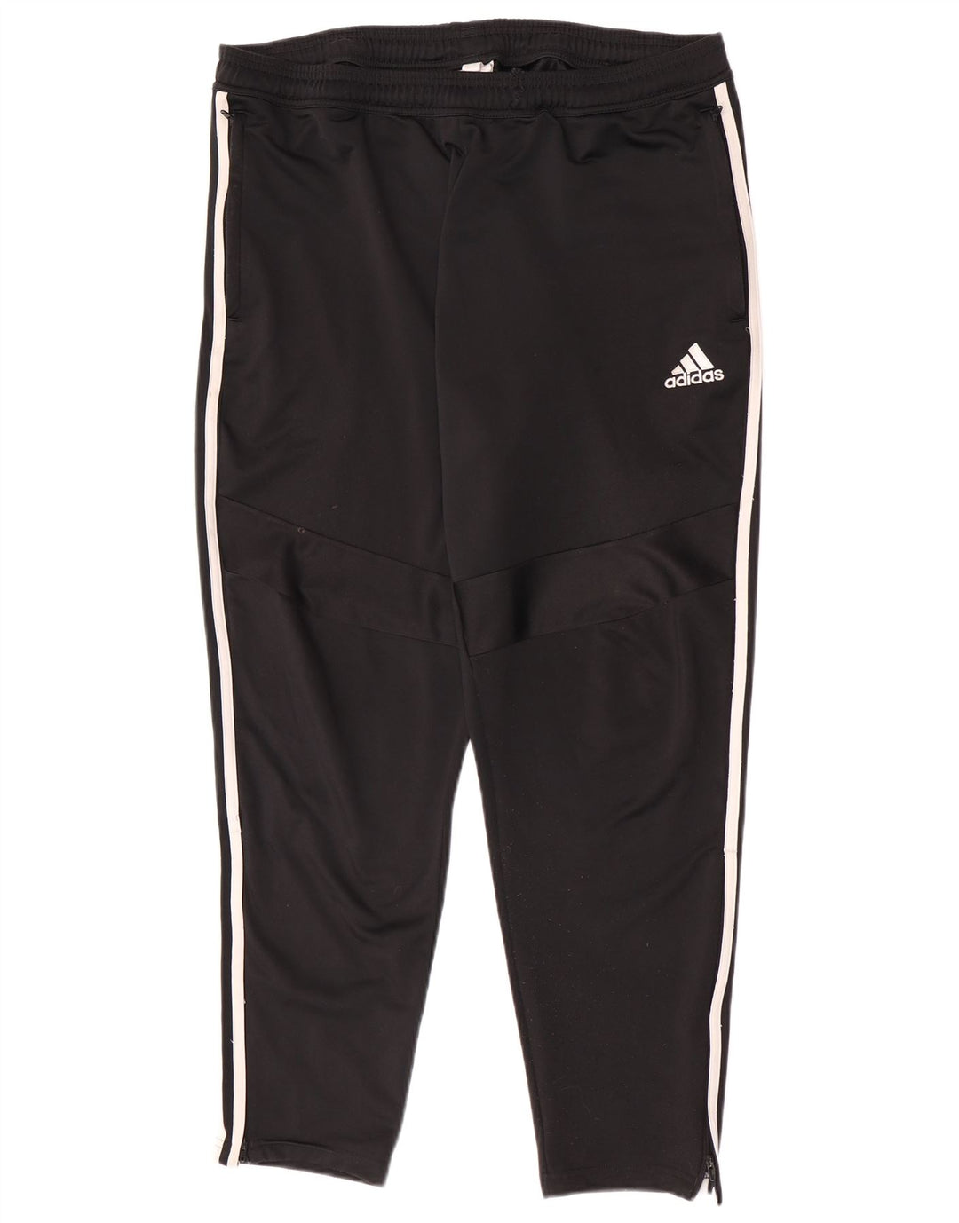 Ανδρική αθλητική φόρμα Adidas Παντελόνι μεγάλο μαύρο ψαροκόκκαλο πολυεστέρα
