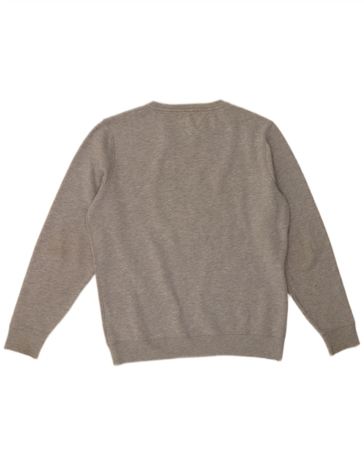 Ανδρικό φούτερ Tommy Hilfiger Regular Fit Jumper μεγάλο γκρι βαμβακερό