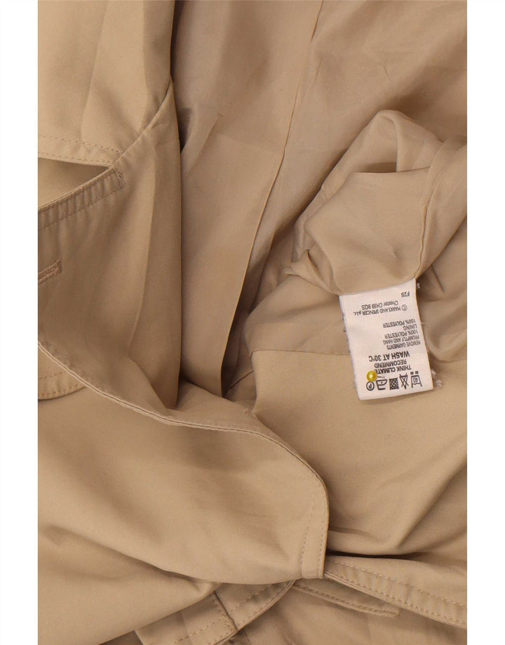 Marks & Spencer Γυναικεία καμπαρντίνα UK 14 Large Beige Polyester