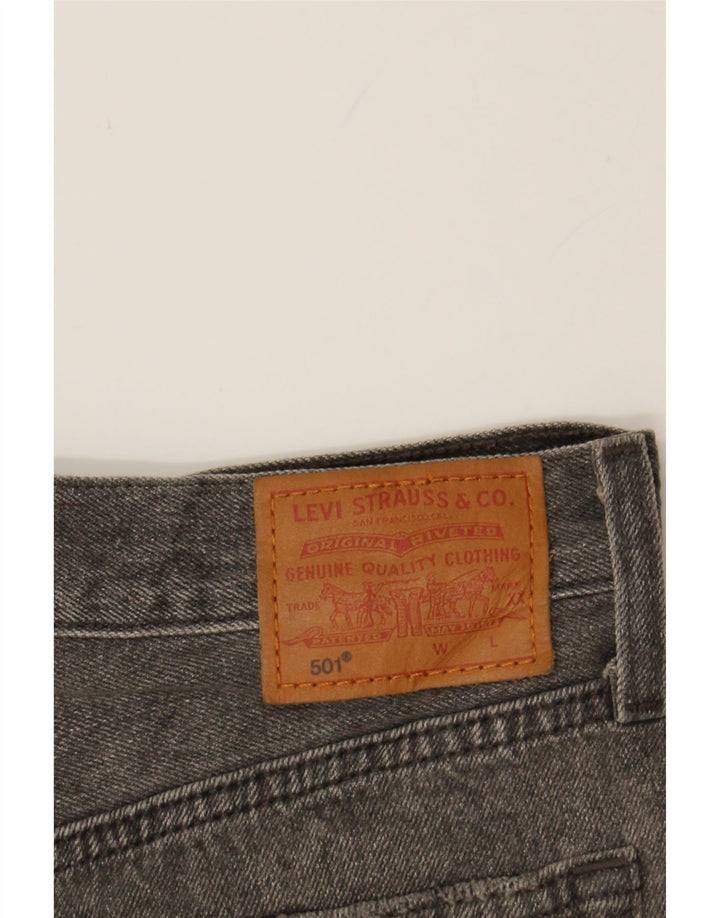 LEVI'S Womens 501 Denim Shorts W26 Small  Grey Cotton Vintage Levi's and Second-Hand Levi's from Messina Hembry 