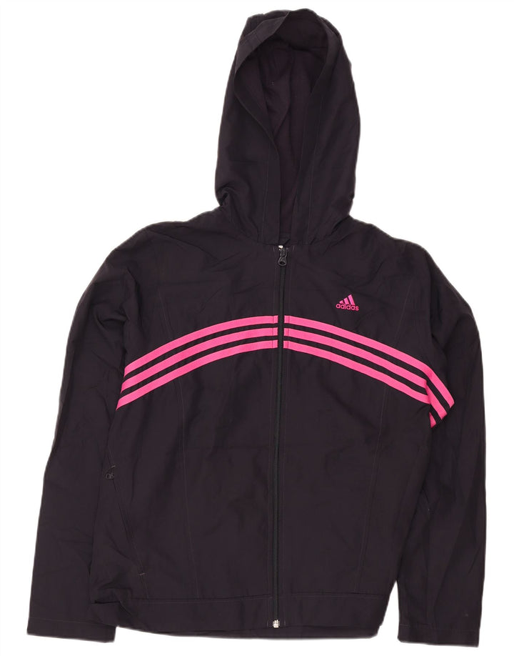Γυναικεία αθλητική φόρμα Adidas Top Jacket UK 16 Large Black Polyester