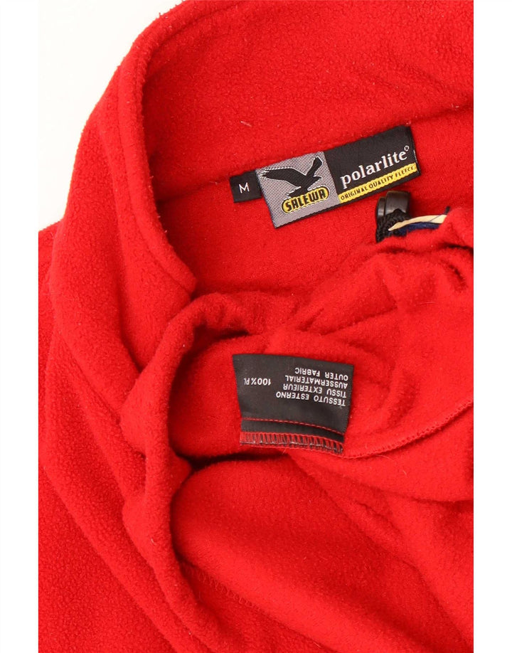 SALEWA Ανδρικό φερμουάρ Fleece Jumper Μεσαίο Κόκκινο Πολυεστέρας