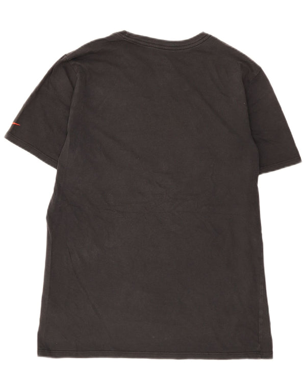 Nike Mens Athletic Cut Graphic T-Shirt Top Medium Black Cotton