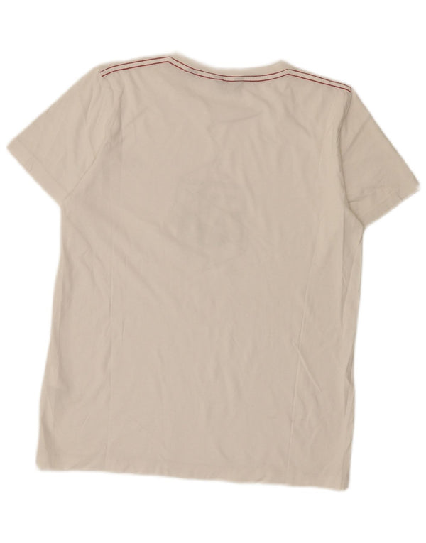 Γραφικό T-Shirt Gant Boys Top 13-14 ετών Λευκό βαμβακερό