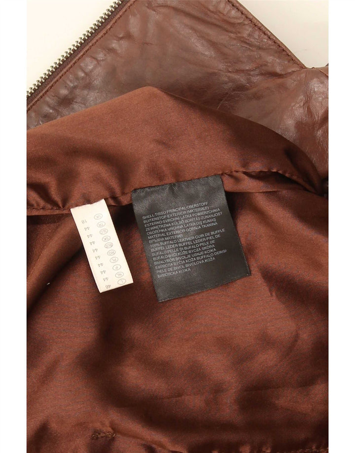 C & A Γυναικείο Δερμάτινο Μπουφάν UK 18 XL Καφέ