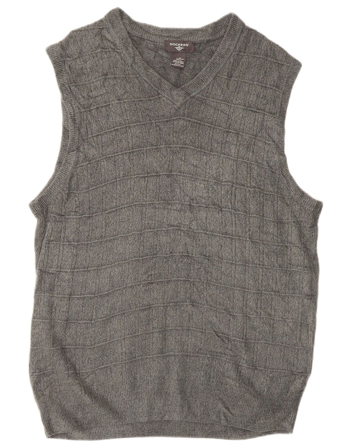 Dockers ανδρικό γιλέκο Tank Top Large Grey Flecked Acrylic