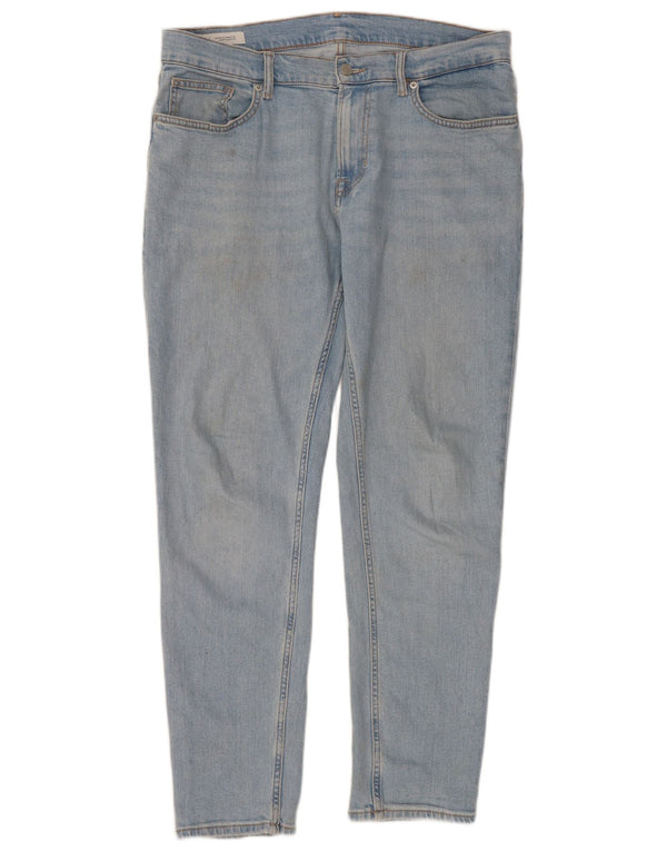 Zara Ανδρικό Slim Jeans EU 44 Large W34 L30 Blue Cotton