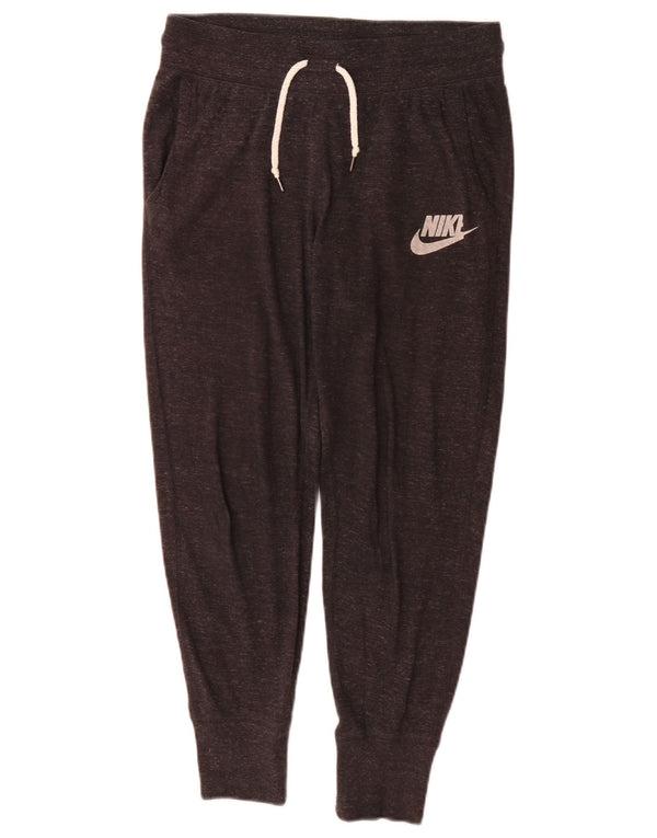 Γυναικεία αθλητική φόρμα Nike Παντελόνι Joggers UK 8 Μικρά βαμβακερά γκρι φλύκταινα