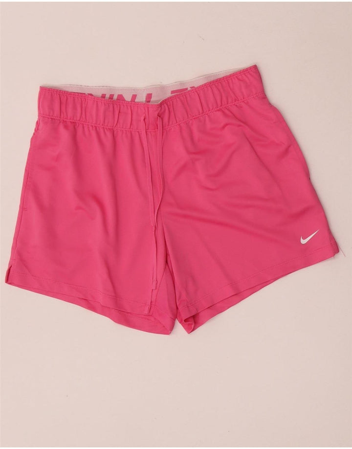 Γυναικείο αθλητικό σορτς Nike Dri Fit UK 10 Small Pink Polyester