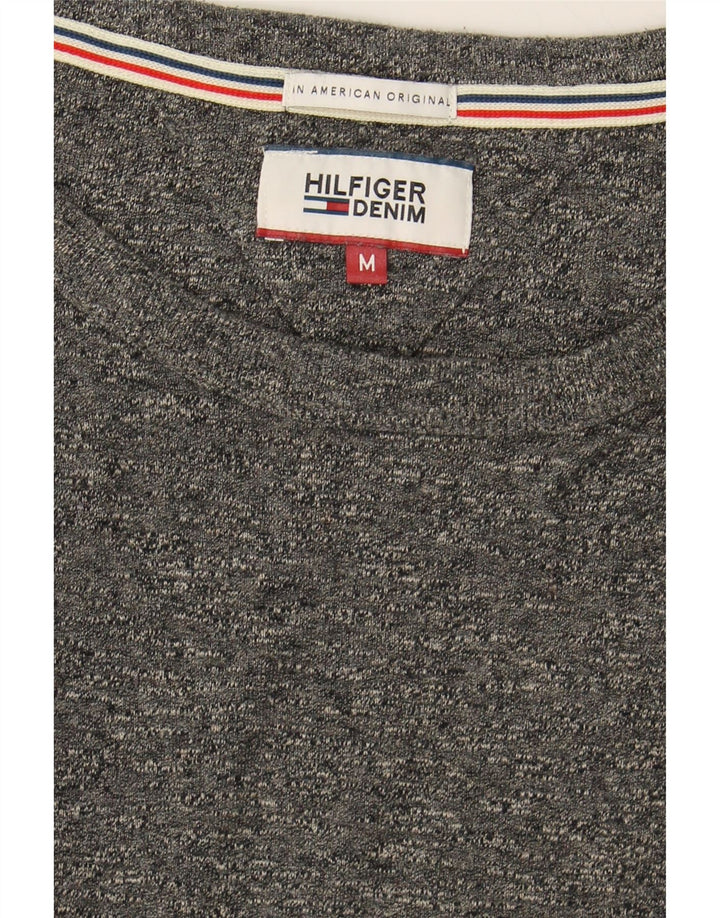 TOMMY HILFIGER Mens Top Long Sleeve Medium Grey Cotton Vintage Tommy Hilfiger and Second-Hand Tommy Hilfiger from Messina Hembry 