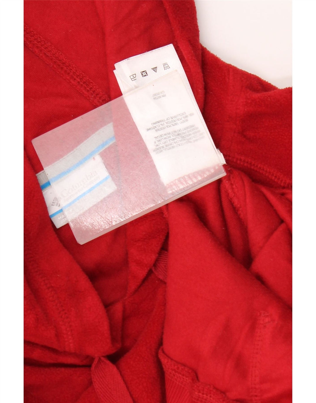 Columbia Ανδρική κουκούλα Fleece Jumper Μεγάλος Κόκκινος Πολυεστέρας