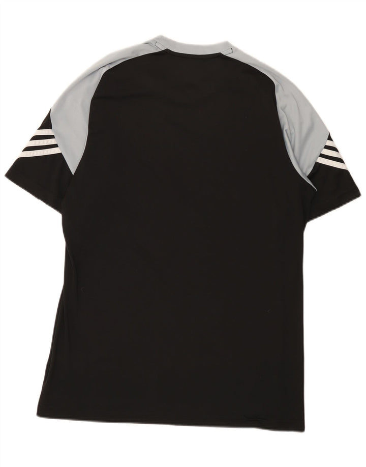 Ανδρικό T-Shirt Climalite Adidas Top Medium Black Colourblock Πολυεστέρας