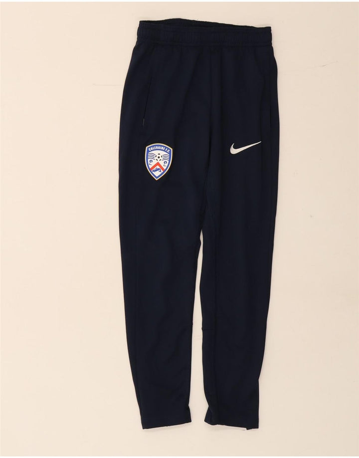 Παντελόνι αθλητικής φόρμας NIKE Girls 8-9 Years Small Navy Blue